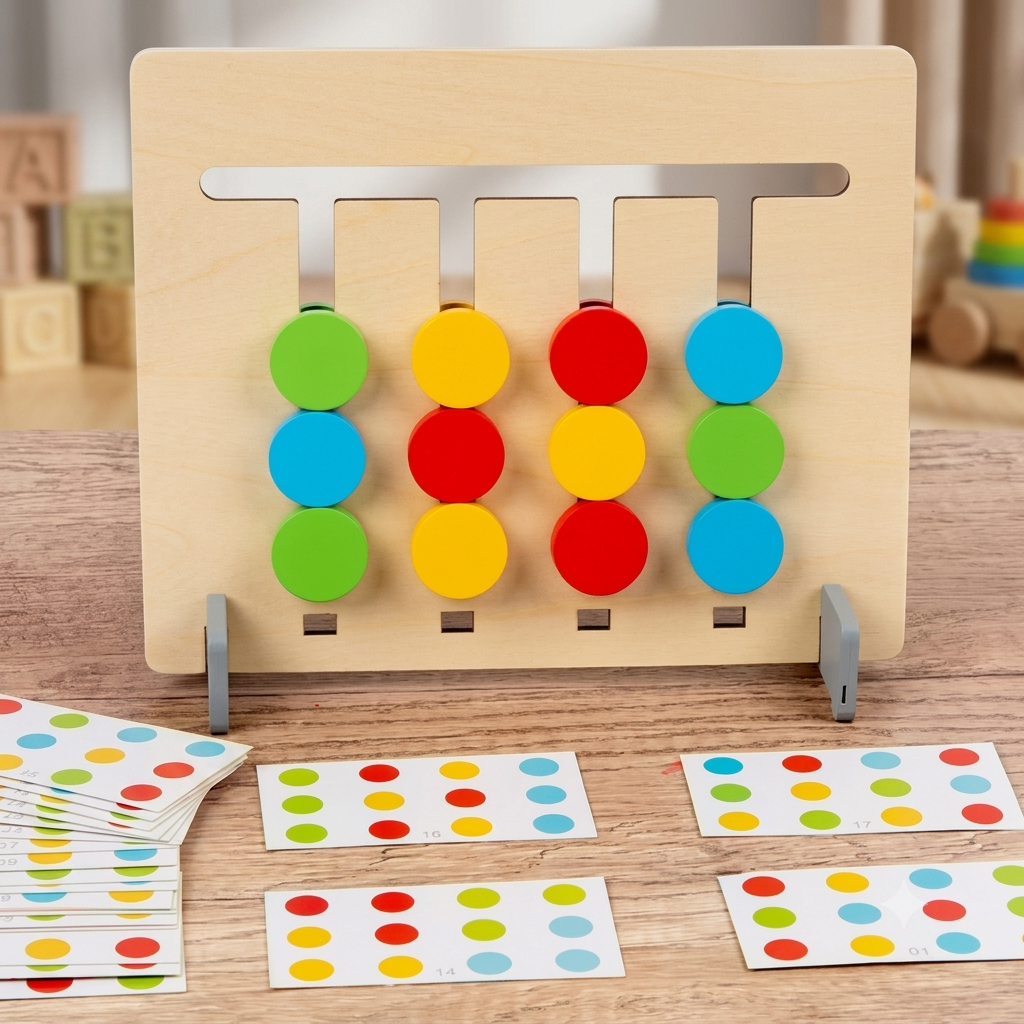 Montessori Puzzle & Color Matching Game