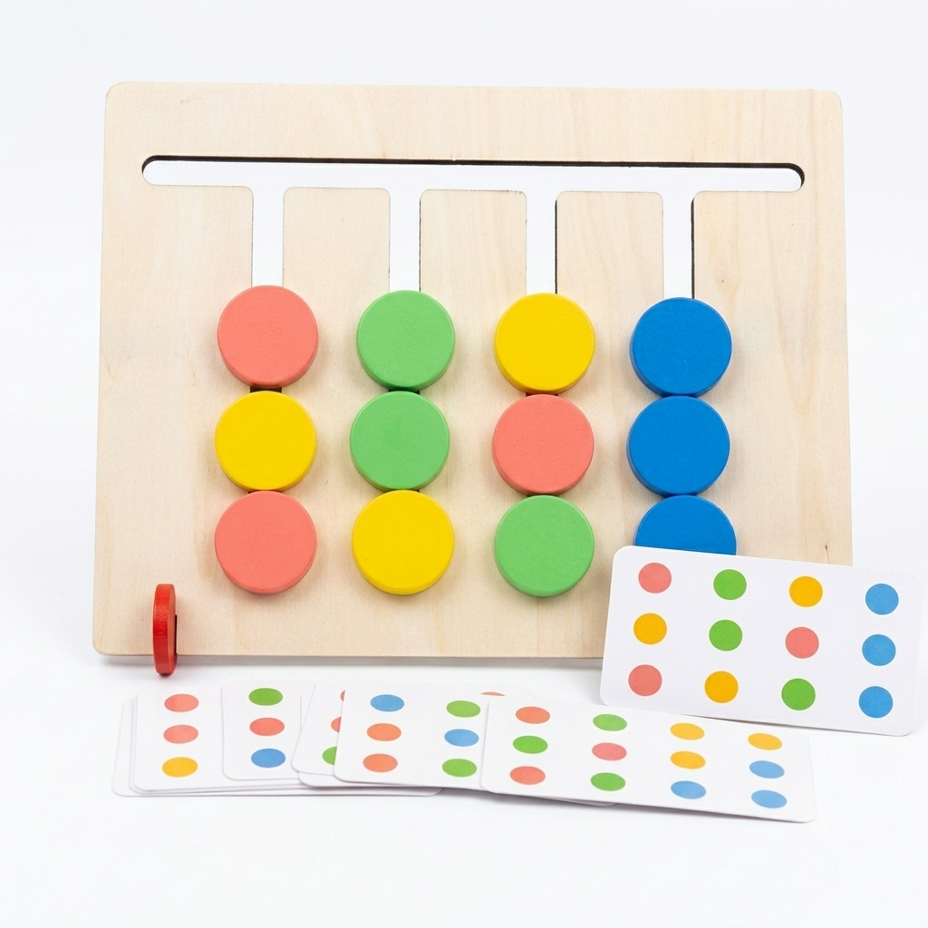 Montessori Puzzle & Color Matching Game