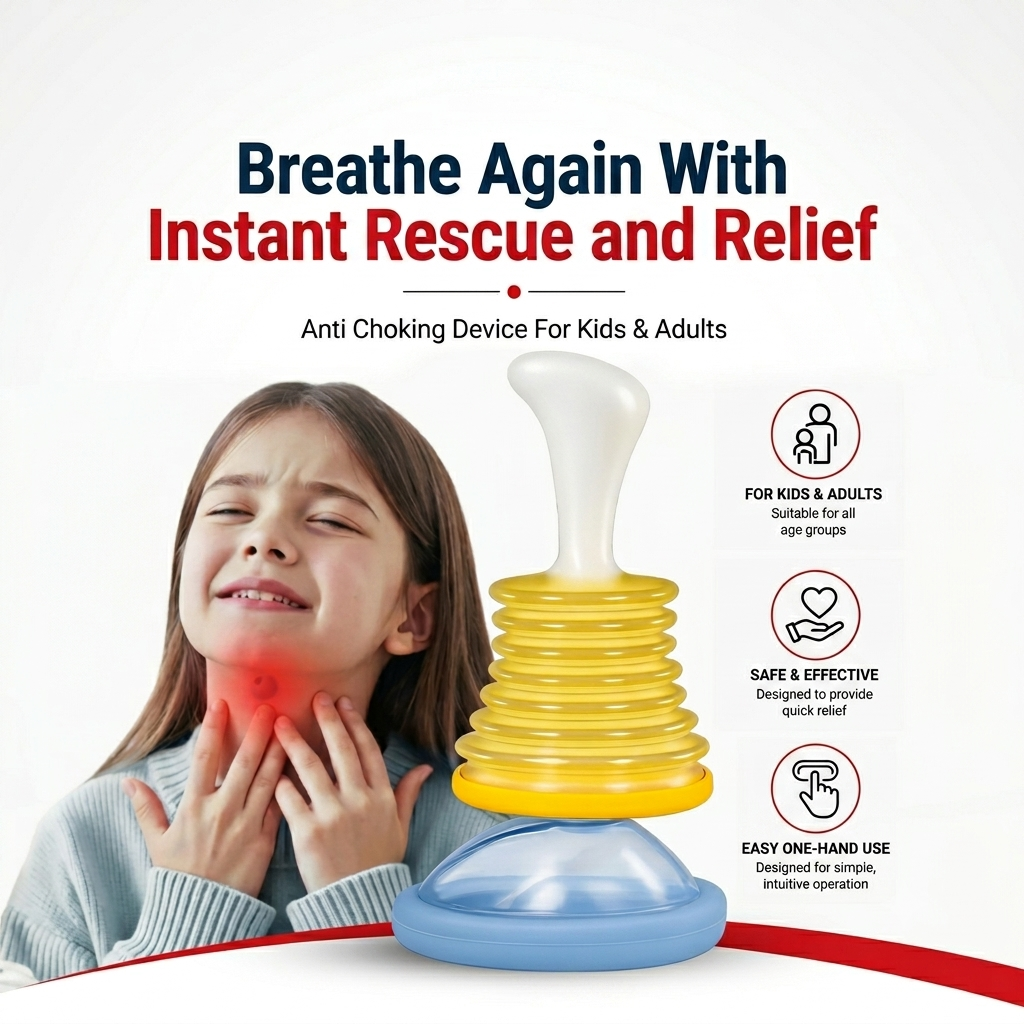 Portable Anti-Choking Rescue Device Kit