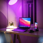 LED DESK LAMP WITH WIRELESS CHARGING DOCK - wholesale lot ref #1009