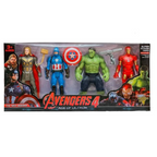 Ultimate Avengers: 4-Piece Super Power Hero Action Figure Set