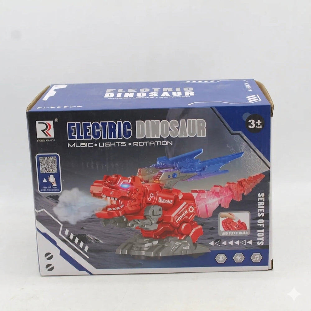 Electric Mist-Spraying Dragon – Interactive 360° Rotating Dinosaur