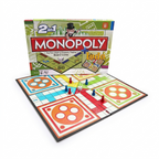 2-in-1 Ultimate Family Game Night: Monopoly & Ludo Deluxe Combo