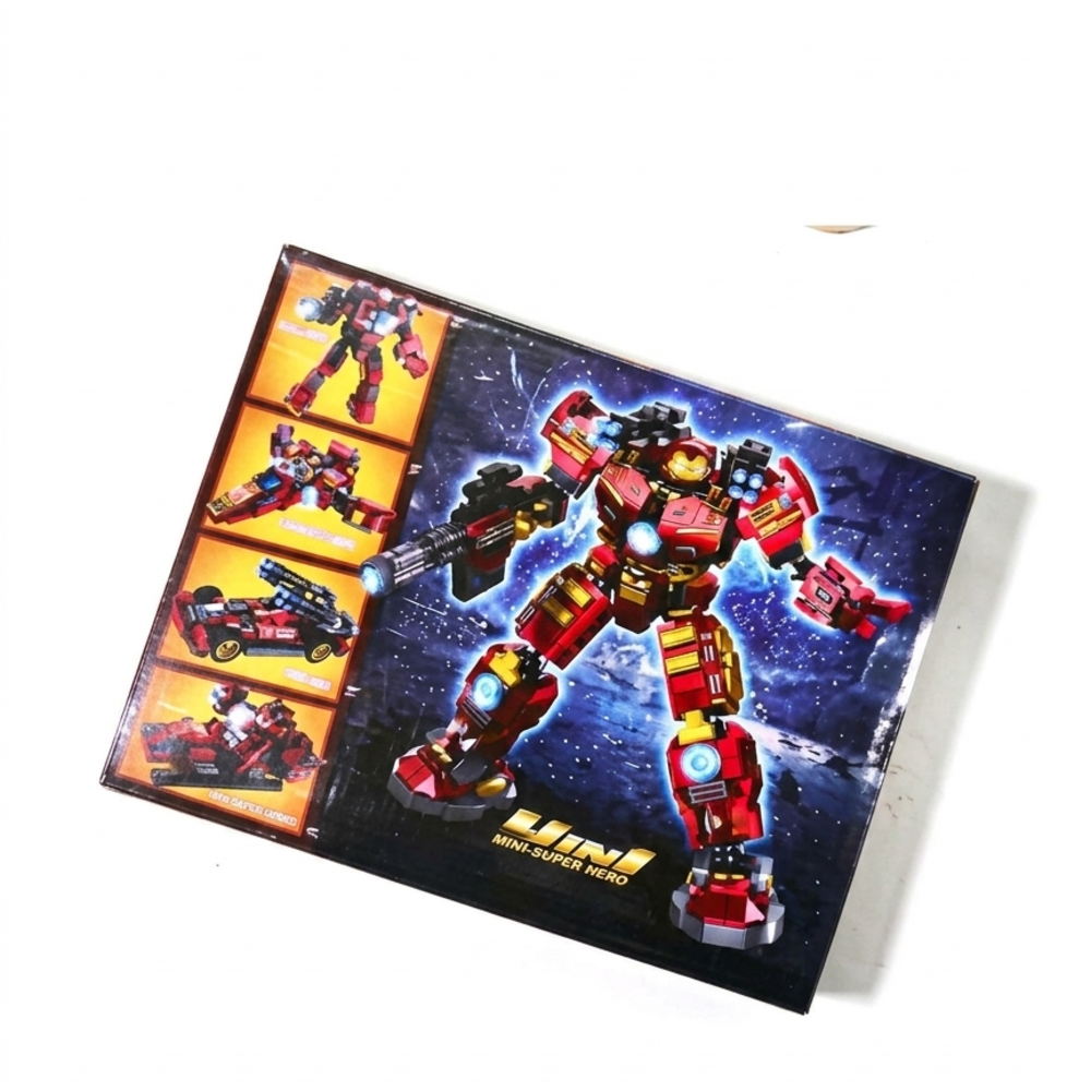 UINI Giant Buster Mecha – 4-in-1 Ultimate Iron-Man Inspired Building Set