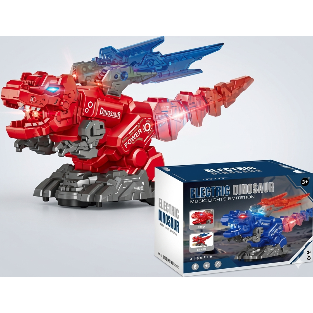 Electric Mist-Spraying Dragon – Interactive 360° Rotating Dinosaur