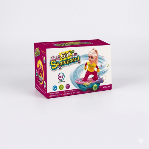 360° Stunt Girl Series – Interactive Skateboard