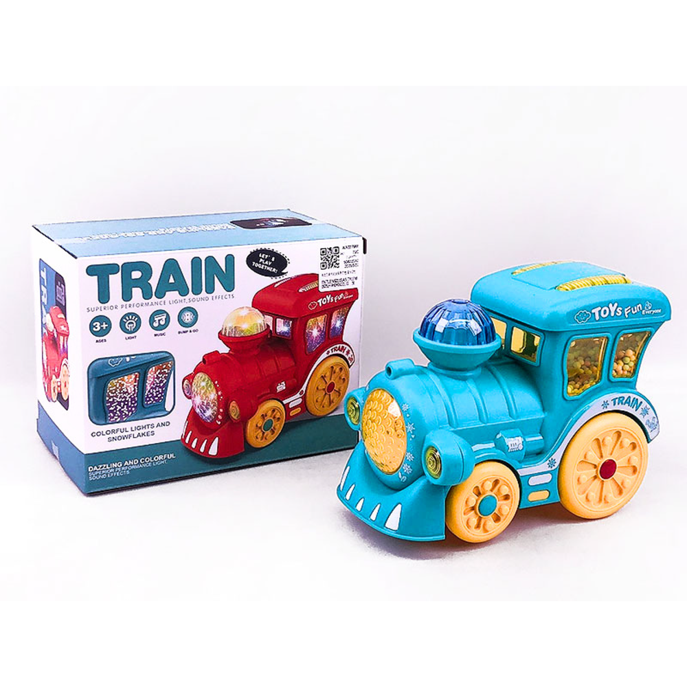 Intelligent Bump-and-Go Cartoon Train