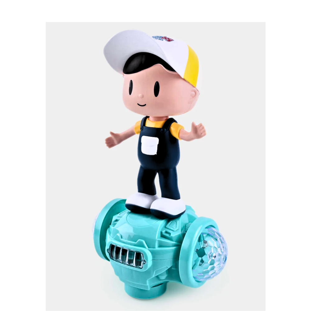 Ultimate Musical Dancing Boy – Stunt Toy with LED Lights