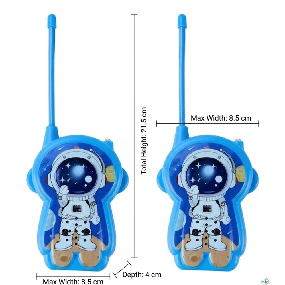 Spaceman Interactive Walkie-Talkie Set – Real 2-Way Communication