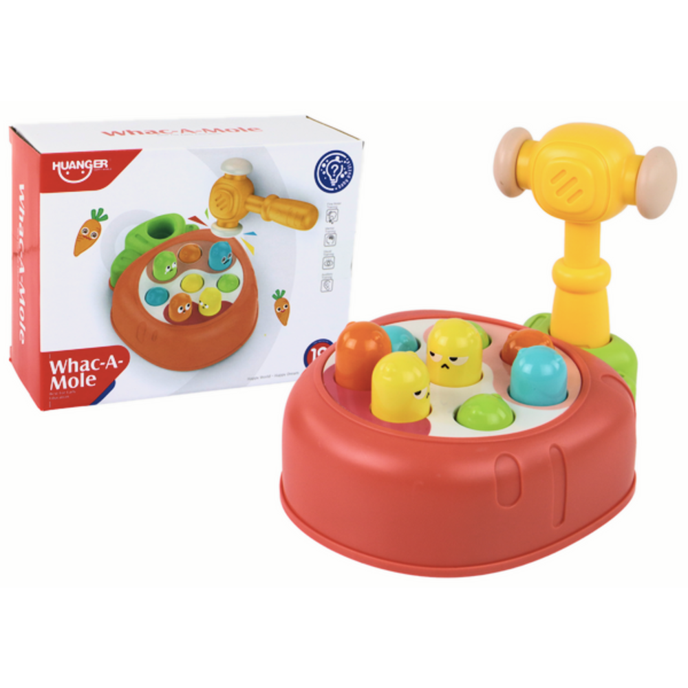 Whac-A-Mole: Musical Carrot Arcade – Interactive Montessori Toddler Toy