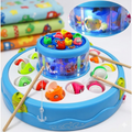 GoGo 2-Tier Deluxe Musical Fishing Game – 26 Fish & 4 Rods