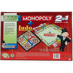 2-in-1 Ultimate Family Game Night: Monopoly & Ludo Deluxe Combo