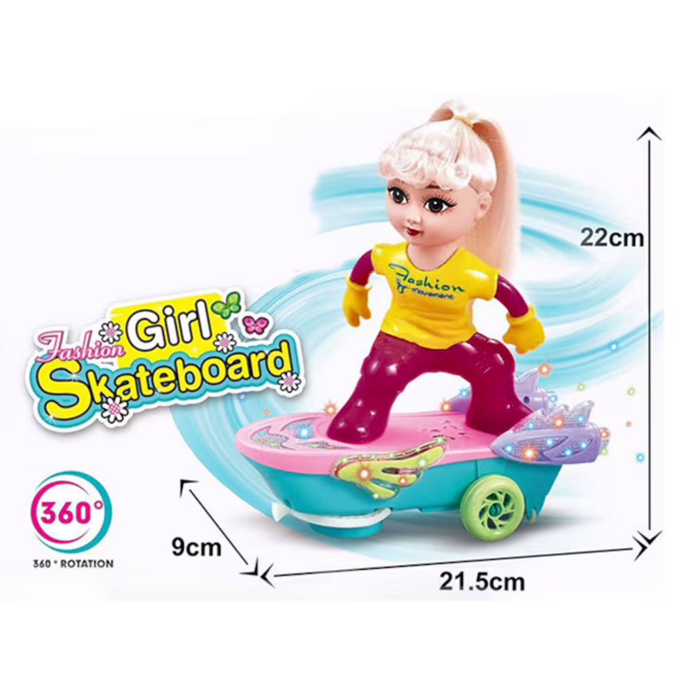 360° Stunt Girl Series – Interactive Skateboard